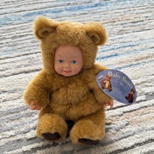Anne Geddes Plush Baby Bear Doll Vintage 1998